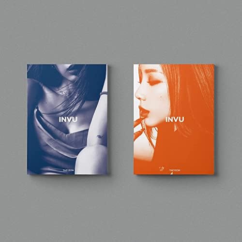 Sm ent. Taeyeon - Invu [Orange ver.] אלבום+היתרונות מוגבלים לפני הזמנה+מתנה קוריאנית, כתום, כחול